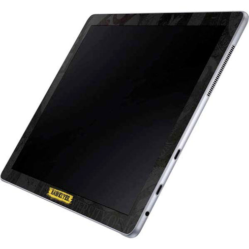 University of Iowa Hawkeyes Distressed Logo Galaxy Book 12in Skin